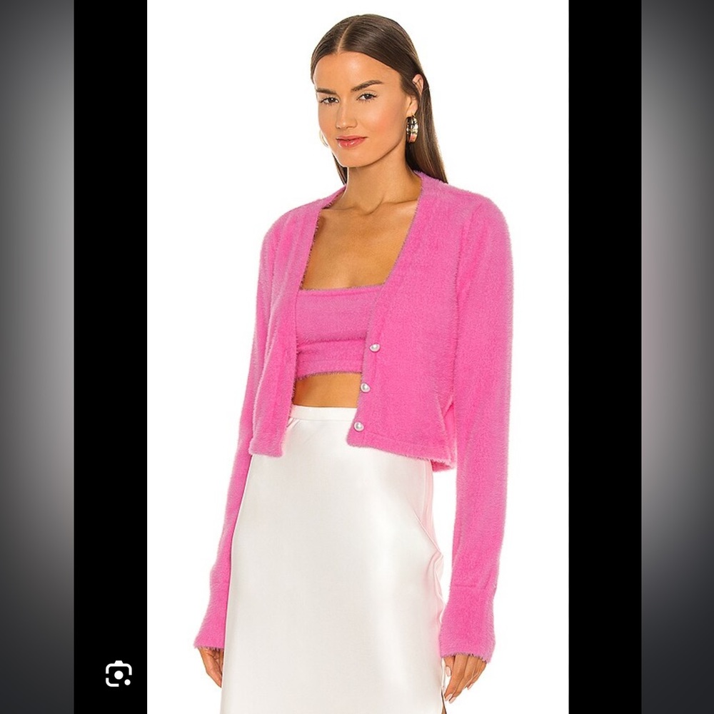 Amanda Uprichard Cozy Cardi Sweater and Tank Matching Set